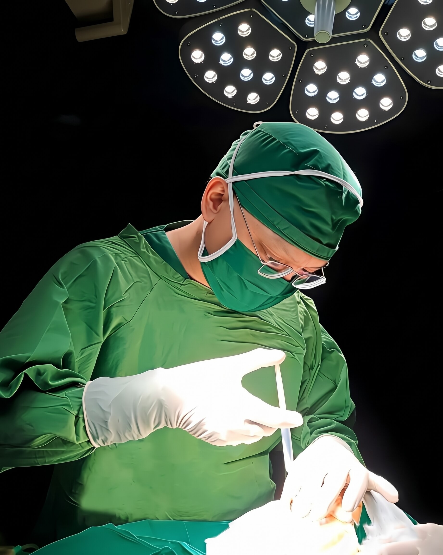 dr. Heri Noviana saat melakukan tindakan